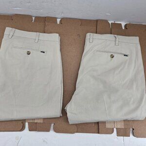 Polo Ralph Lauren Chino Pants Mens Lt Khaki Stretch Straight Fit Sz 38x29.5
